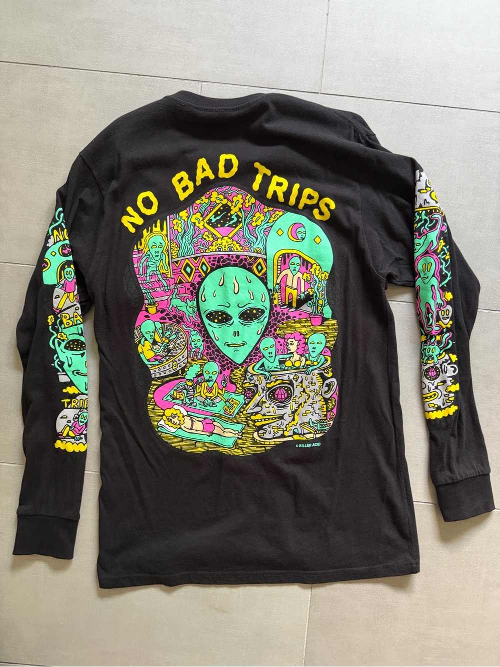 Killer Acid long sleeve T from Meow Wolf Denver